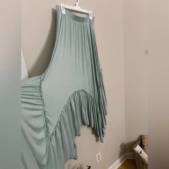 Three Bird Nest - Forever Beaty Maxi Skirt in Sage - Picture 5 of 5